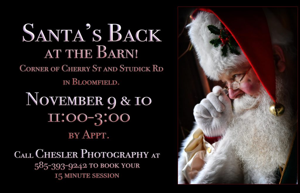 Santa photos at Chesler Photography